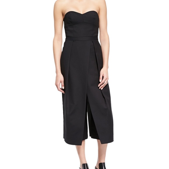NEW $695 Tibi [SZ 0 ] Sweetheart Agathe Corset Jumpsuit in Black‎ #M398 - Picture 10 of 12